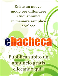 Inserisci un annuncio in eBacheca.it